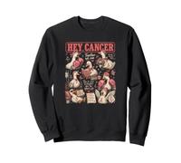Hey Cancer Ganso Concientización sobre el cáncer de Mama Sudadera