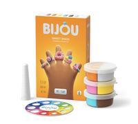 HEY CLAY Bijou - Kit de arcilla para creación de accesorios - Arcilla seca al aire con herramientas y divertida aplicación interactiva para niños a partir de 3 años (anillos dulces)