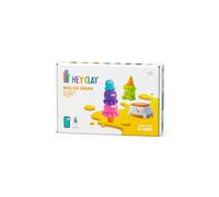 Hey Clay - Ice Cream | Arcilla Polimérica Con 6 Botes | Manualidades Niños 3 Años O Más De Helado | Regalo Cumpleaños Niños Y Niñas Con 3 Figuras | Arcilla Secado Al Aire