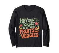 Hey Don't Forget To Eat Your Fruits And Veggies ---- Manga Larga