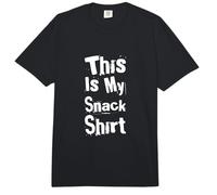 Hey Don't Touch My Snacks Powered by Snacks This Is My Snack Comfort Colors Adult Heavyweight T-Shirt