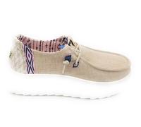 Hey Dude 41946 Zapatilla Acordonada Tela Beige Suela De Goma Talla EU 36-41