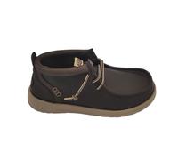 Hey Dude 42051 Botín De Piel Color Marrón Con Suela De Goma 5/6