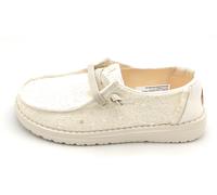 Hey Dude 45478 Zapatillas Con Cordones Tejido Marfil Lentejuelas Suela Caucho