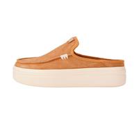 Hey Dude Austin Lift Classic Zapatos Mujer Abiertos Sabot Ante Tan Zeppa 3,5 cm