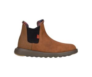 Hey Dude - Botines de cuero con cierre elástico - Shoes - Hombre - Marrón - 40 EU -