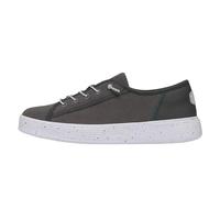 Hey Dude Cody Canvas para hombre, zapatos para hombre, tenis sin cordones, cómodos y ligeros, Carbón vegetal, 43 EU