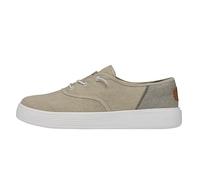 Hey Dude Conway Craft Linen | Zapatos para Hombre | Zapatillas sin Cordones para Hombre | Cómodas y Ligeras, Blanco, 40 EU