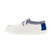 Hey Dude hombre mocasines Wally Letterman blanco azul Blanco/Azul 44, 40715-16S