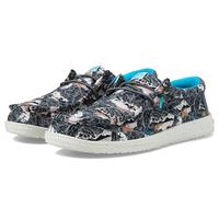 Hey Dude Hombre Wally H2o Tropical Mocasin, Black Tropical, 41 EU