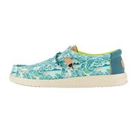 Hey Dude Hombre Wally H2o Tropical Mocasin, Blue Tropical, 42 EU