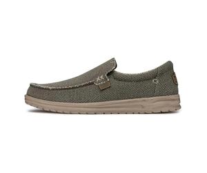 Hey Dude Mikka Braided - Zapatos Estilo Mocasín para Hombre, Army, 47