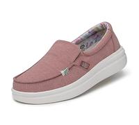 Hey Dude Misty Rise, Loafer Shoes Mujer, Color Rosa, 42 EU