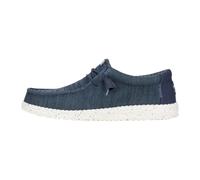 HEYDUDE Wally Stretch Sox - Zapatos Estilo Mocasín para Hombre, Navy, 42