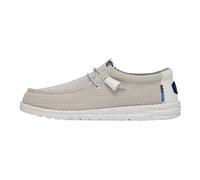 Hey Dude Mocasines Hombre Wally Sport Mesh, Easy-On - 100 (Blanco)