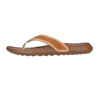 Hey Dude Myers Flip Classic Lion Orange/Downtown Brown - Zapatos para hombre, sandalias sin cordones para hombre, cómodas y ligeras