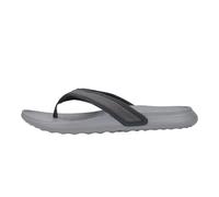 Hey Dude Myers Flip Sport Mode para hombre, zapatos para hombre, sandalias sin cordones para hombre, cómodas y ligeras, Negro/Gris, 44.5 EU