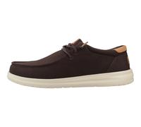 HEYDUDE Zapatillas sin cordones Paul Canvas para hombre Mole Brown/Wood Ash 45