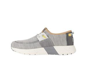 Hey Dude Sirocco M Sport Mode, Zapatillas Hombre, Gris Claro Blanco, 44 EU