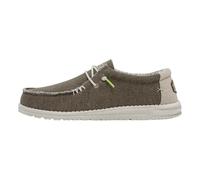 Hey Dude Wally Braided Sneakers Para Hombre Fossil Talla 44 Tejido
