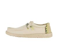 Hey Dude, Wally Coastline - Zapatos mocasines de moda, Stone White, 40 EU