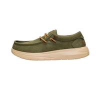 Hey Dude - Wally Comf Worn Twill - Shoes - Hombre - Verde - 41 EU -