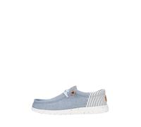Hey Dude Mocasines Wally Funk Nu Prep para hombre, Blazer azul marino/mezclilla desteñida, 43 EU