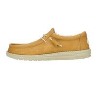 Hey Dude Tenis Wally de lona elástica para hombre, Marrón comino / gris piedra, 42 EU