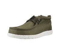 Hey Dude Wally Mid Canvas - Botas para Hombre, Olive, 43