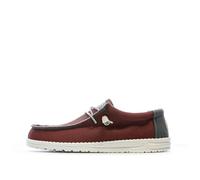 Hey Dude Wally Sox Stitch - Zapatos Estilo Mocasín para Hombre | Cordones elásticos, sistema fácil de poner, cuello de tobillo acolchado, plantilla de espuma extraíble, suela flexible