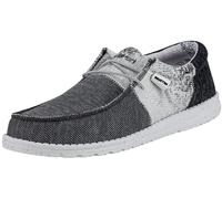 Hey Dude Wally Sox Tri Fans - Zapatos para hombre, varios colores y tamaños, mocasines con cordones para hombre, cómodos y ligeros, Fans Navy White, 41 EU