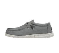 Hey Dude Wally Stretch Canvas, Mocasines Hombre, Gris, 38 EU