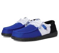 Hey Dude Wally Tri Varsity - Tenis de malla para hombre, Azul universitario/negro, 48 EU