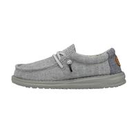 Hey Dude Wally Youth, Moc Toe Shoes, Acero, 33 EU