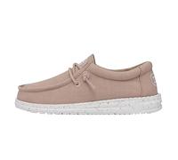 Hey Dude Wally Youth Slub Canvas - Zapatos de Lona para niños, Color marrón, Talla 36