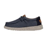 Hey Dude Wally Youth Washed Canvas, Mocasín, Navy, 33 EU