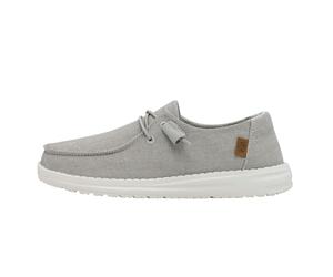 Hey Dude Wendy Chambray Moc Toe Shoes, Gris Claro, 40 EU