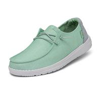Hey Dude Wendy Glitter Moc Toe Shoes - Zapatos para Mujer, Moon Stone, 37 EU