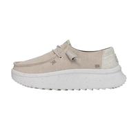 Hey Dude Wendy Peak Chambray, Mocasin Unisex Adulto, Crema, 36 EU