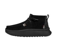 Hey Dude Wendy Peak Zapatillas Casual Mujer Ante Negro Con Plataforma 37 38 39