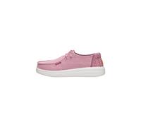 Hey Dude - Wendy Rise Chambray Grid - Shoes - Mujer - Rosa - 36 EU -