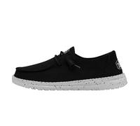 Hey Dude Wendy Slub Canvas Moc Toe Shoes, Negro, 41 EU