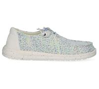 Hey Dude Wendy Stretch Speckle - Zapatillas deportivas para mujer, blanco multicolor, 38 EU