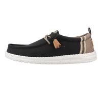 Hey Dude - Zapatos de Lino con Cordones de Verano - Shoes - Hombre - Negro - 43 EU -