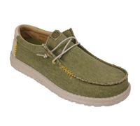 Hey Dude Zapatos Para Hombre Canvas Wally Coastline Verde HD40952 337 Oliva