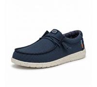 Hey Dude Zapatos Para Hombre Canvas Wally Sport Malla Azul HD40403 410 NAVY