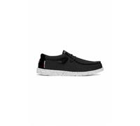 Hey Dude- Zapatos sin cordones de malla deportiva- Shoes- Hombre- Negro- 44 EU- Zapatos sin cordones de malla deportiva