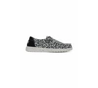 Hey Dude - Zapatos slip-on con estampado de leopardo - Shoes - Mujer - Negro - 37 EU -