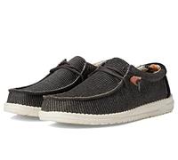 Hey Dude Zapatos Wally Knit para Hombre, Gris Oscuro, 44 EU