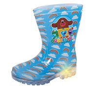 Hey Duggee Botas de goma brillantes para niños, diseño de arcoíris, azul, 29 EU